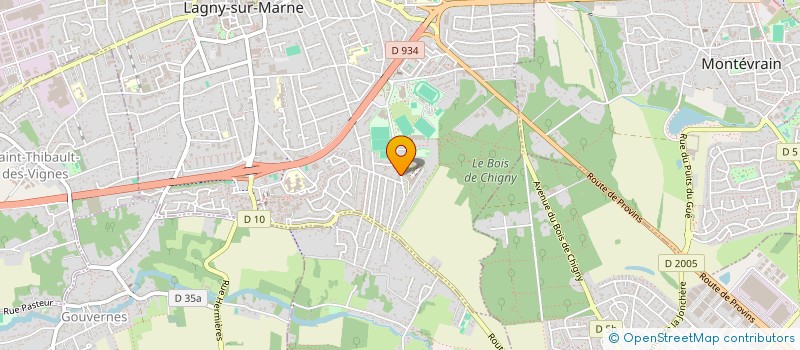 localisation de l'entreprise MONSIEUR THIERRY BELTRAMI  LAGNY-SUR-MARNE