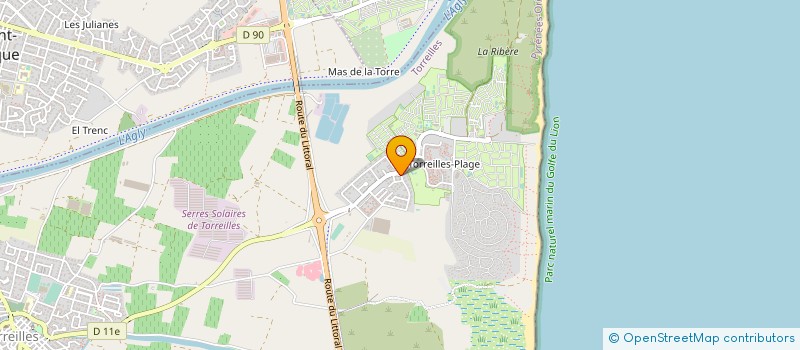 localisation de l'entreprise MONSIEUR THIERRY BEN HAYOUN  TORREILLES