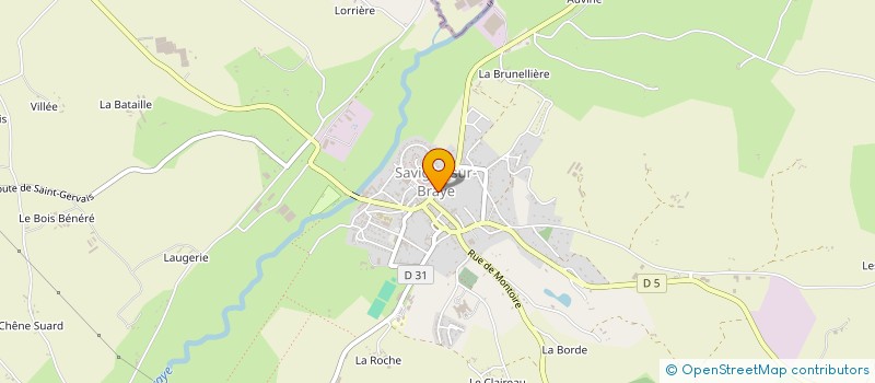 localisation de l'entreprise MONSIEUR THIERRY BENARD à SAVIGNY-SUR-BRAYE