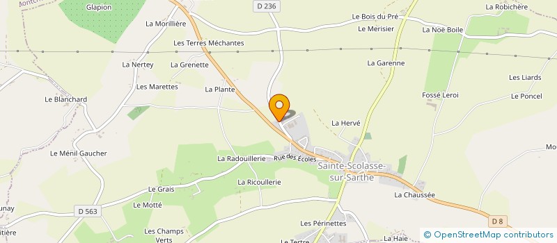 localisation de l'entreprise MONSIEUR THIERRY BENARD à LE MELE-SUR-SARTHE