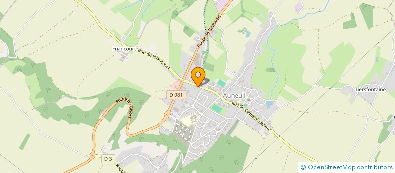 localisation de l'entreprise MONSIEUR THIERRY BENARD  AUNEUIL