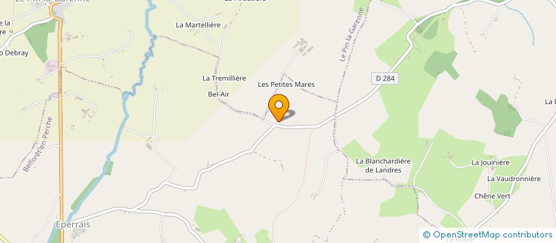 localisation de l'entreprise MONSIEUR THIERRY BENIZEAU à BELFORET-EN-PERCHE