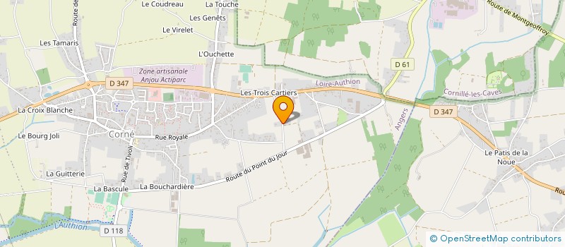 localisation de l'entreprise MONSIEUR THIERRY BENJAMIN à LOIRE-AUTHION