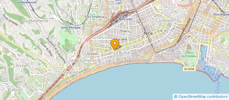 localisation de l'entreprise MONSIEUR THIERRY BENMUSSA à NICE