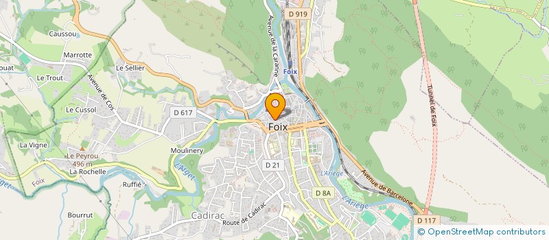 localisation de l'entreprise MONSIEUR THIERRY BENOIT à FOIX