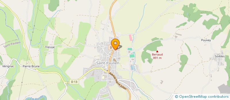 localisation de l'entreprise MONSIEUR THIERRY BENOIT  SAINT-PAULIEN