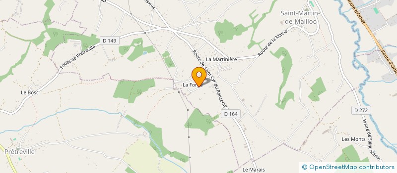 localisation de l'entreprise MONSIEUR THIERRY BERAUD à FAUGUERNON