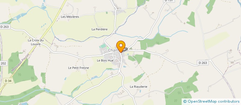 localisation de l'entreprise MONSIEUR THIERRY BERAUX  CHAMPEON