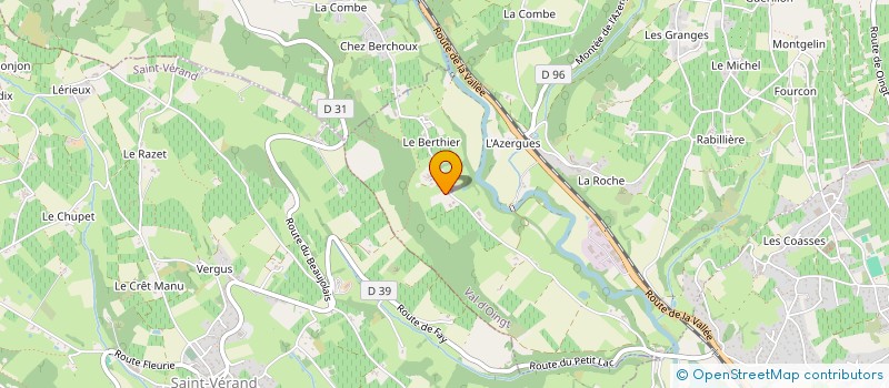 localisation de l'entreprise MONSIEUR THIERRY BERCHOUX  TERNAND