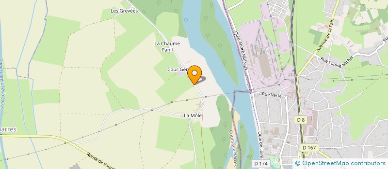 localisation de l'entreprise MONSIEUR THIERRY BERDANOS  COURS-LES-BARRES