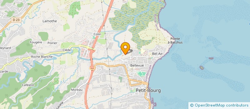 localisation de l'entreprise MONSIEUR THIERRY BERGAME  PETIT-BOURG