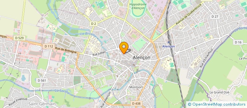 localisation de l'entreprise MONSIEUR THIERRY BERGEOT à ALENCON
