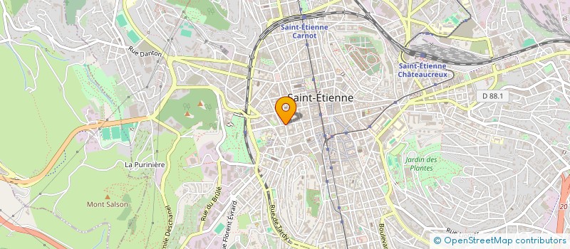 localisation de l'entreprise MONSIEUR THIERRY BERGER à SAINT-ETIENNE