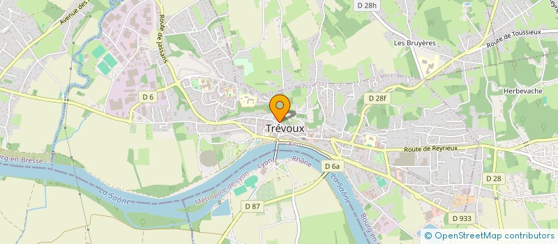 localisation de l'entreprise MONSIEUR THIERRY BERGER à TREVOUX