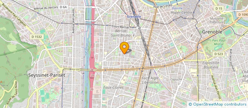 localisation de l'entreprise MONSIEUR THIERRY BERKOWICZ  GRENOBLE