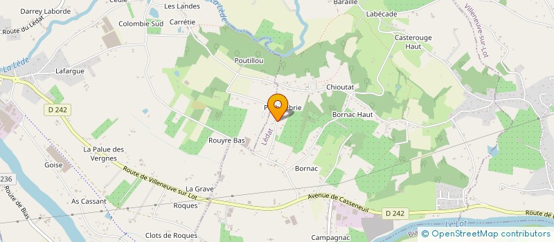 localisation de l'entreprise MONSIEUR THIERRY BERLE  LEDAT