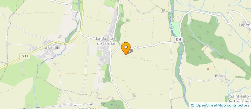 localisation de l'entreprise MONSIEUR THIERRY BERNARD à LA BASTIDE-DE-LORDAT