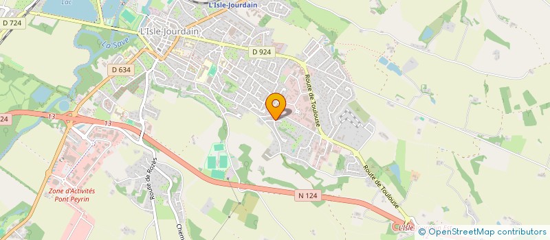 localisation de l'entreprise MONSIEUR THIERRY BERNARD  L'ISLE-JOURDAIN