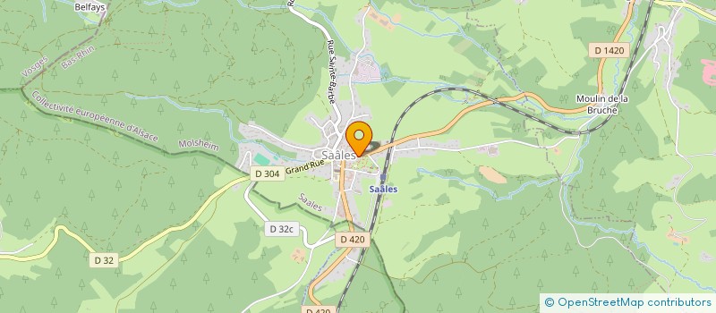 localisation de l'entreprise MONSIEUR THIERRY BERNARD  COLROY-LA-ROCHE