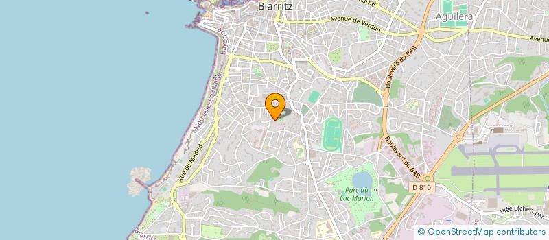 localisation de l'entreprise MONSIEUR THIERRY BERNARDE à BIARRITZ