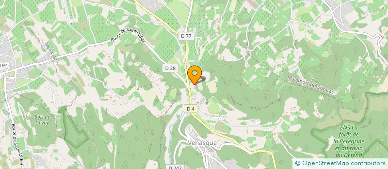 localisation de l'entreprise MONSIEUR THIERRY BERNARDI  VENASQUE