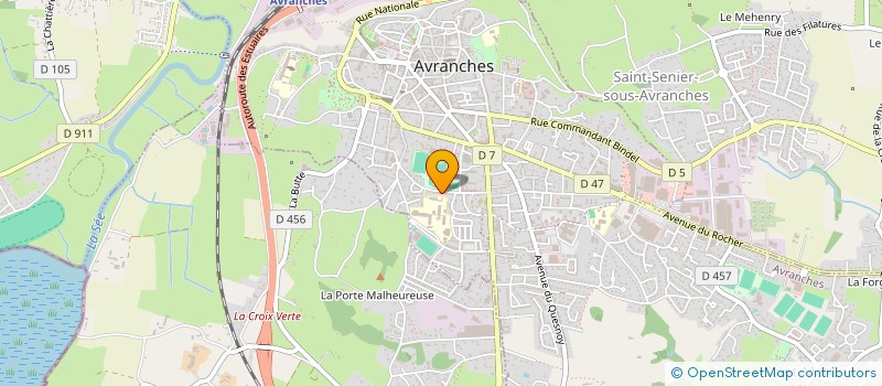 localisation de l'entreprise MONSIEUR THIERRY BERNARDO  AVRANCHES