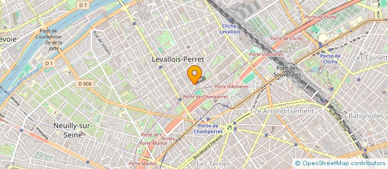 localisation de l'entreprise MONSIEUR THIERRY BERNIER à LEVALLOIS-PERRET