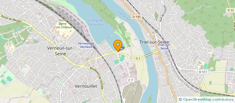 localisation de l'entreprise MONSIEUR THIERRY BERNIER à VERNOUILLET