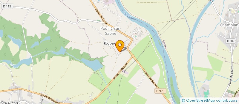 localisation de l'entreprise MONSIEUR THIERRY BERT  POUILLY-SUR-SAONE