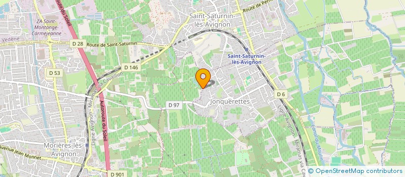 localisation de l'entreprise MONSIEUR THIERRY BERTHENET  JONQUERETTES