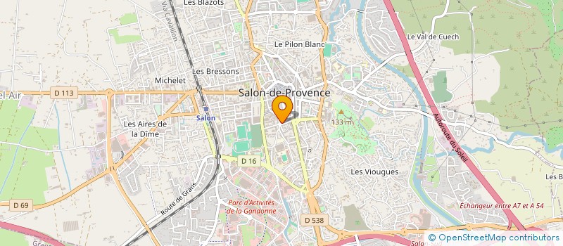 localisation de l'entreprise MONSIEUR THIERRY BERTHON à SALON-DE-PROVENCE