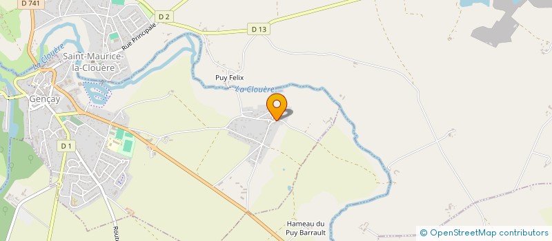 localisation de l'entreprise MONSIEUR THIERRY BERTHONNEAU  CHAMPAGNE-SAINT-HILAIRE