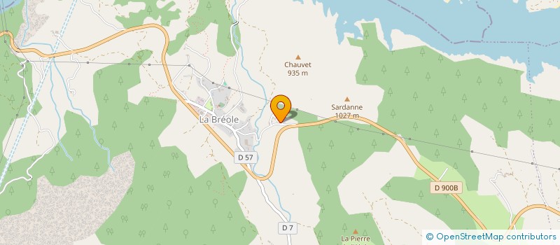 localisation de l'entreprise MONSIEUR THIERRY BERTHUY  UBAYE-SERRE-PONCON