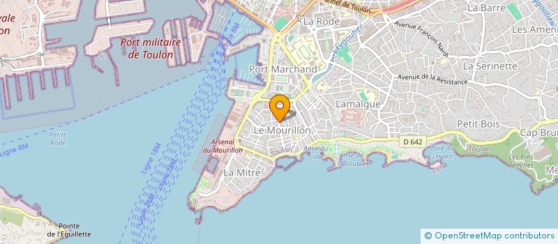 localisation de l'entreprise MONSIEUR THIERRY BERTIAU  TOULON
