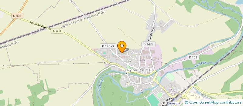 localisation de l'entreprise MONSIEUR THIERRY BERTIN  LIZY-SUR-OURCQ