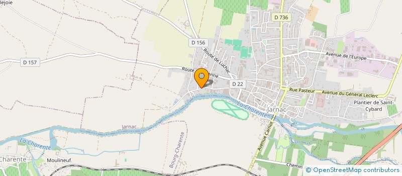 localisation de l'entreprise MONSIEUR THIERRY BERTRAND à JARNAC