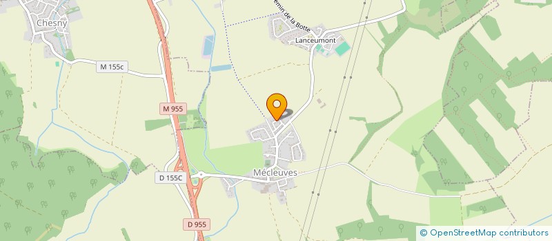 localisation de l'entreprise MONSIEUR THIERRY BERTRAND  MECLEUVES