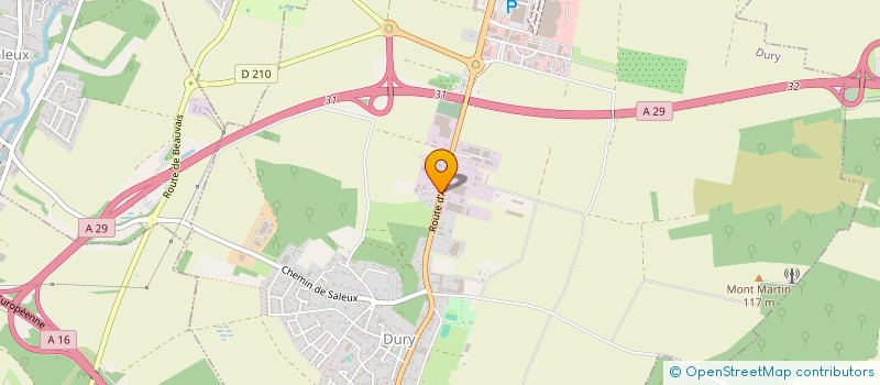 localisation de l'entreprise MONSIEUR THIERRY BERTRANDIE  DURY