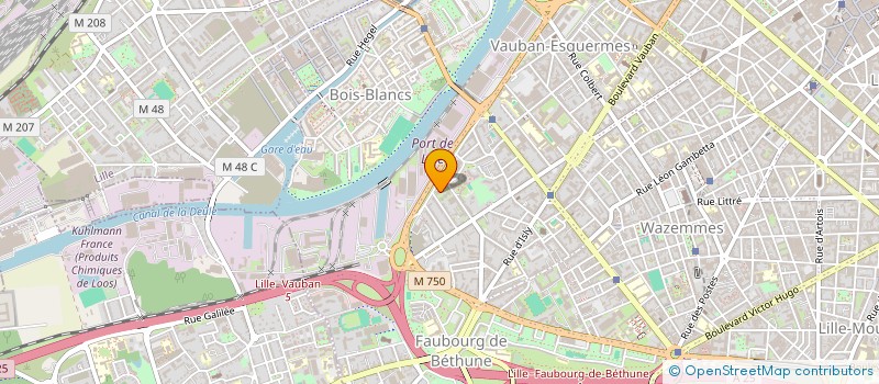 localisation de l'entreprise MONSIEUR THIERRY BESEME à LILLE