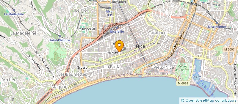 localisation de l'entreprise MONSIEUR THIERRY BESINS à NICE