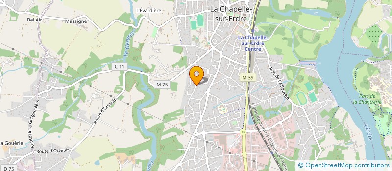 localisation de l'entreprise MONSIEUR THIERRY BESSIS à LA CHAPELLE-SUR-ERDRE