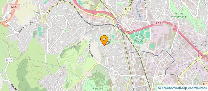 localisation de l'entreprise MONSIEUR THIERRY BESSON  SAINT-ETIENNE