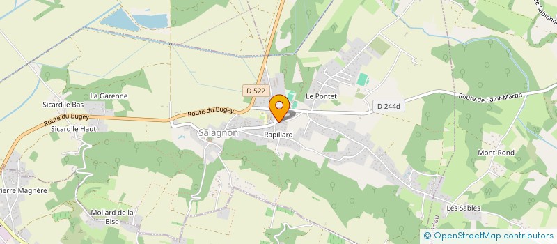 localisation de l'entreprise MONSIEUR THIERRY BESSON  SALAGNON