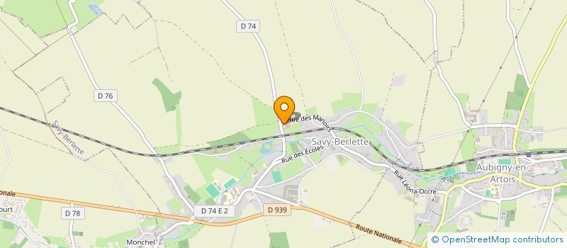 localisation de l'entreprise MONSIEUR THIERRY BETHENCOURT  SAVY-BERLETTE