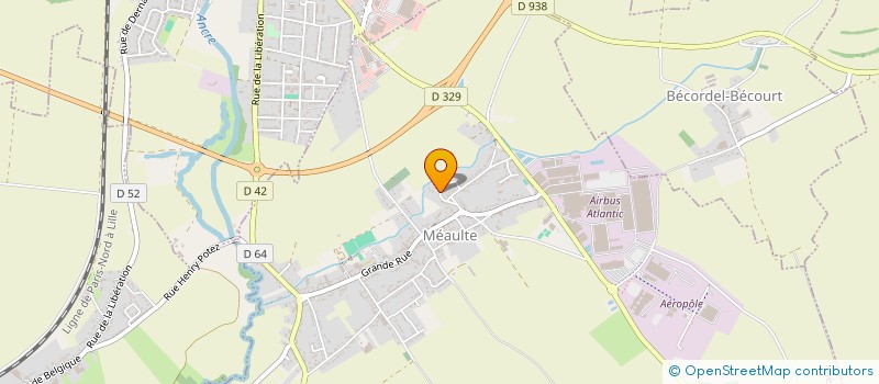 localisation de l'entreprise MONSIEUR THIERRY BETTE  MEAULTE