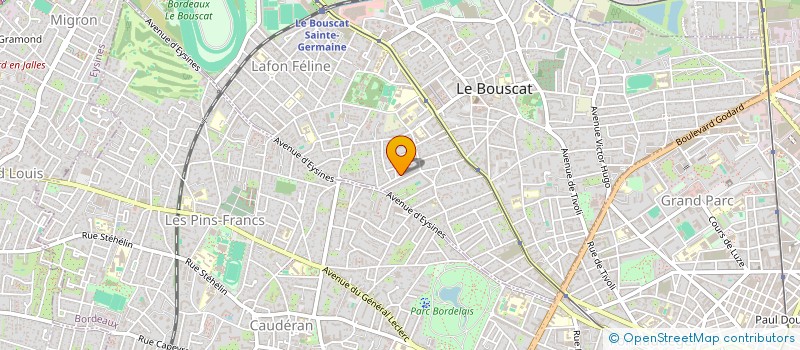 localisation de l'entreprise MONSIEUR THIERRY BEUGNET à LE BOUSCAT