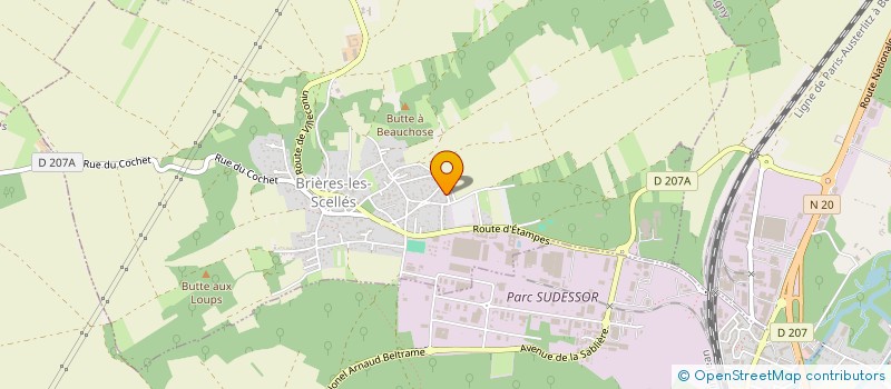 localisation de l'entreprise MONSIEUR THIERRY BEUGNET à BRIERES-LES-SCELLES