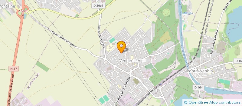 localisation de l'entreprise MONSIEUR THIERRY BEUN  PONT-A-VENDIN