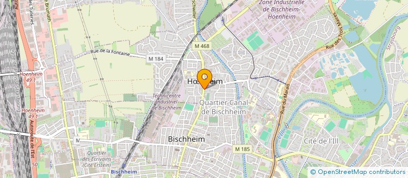 localisation de l'entreprise MONSIEUR THIERRY BEYER  HNHEIM