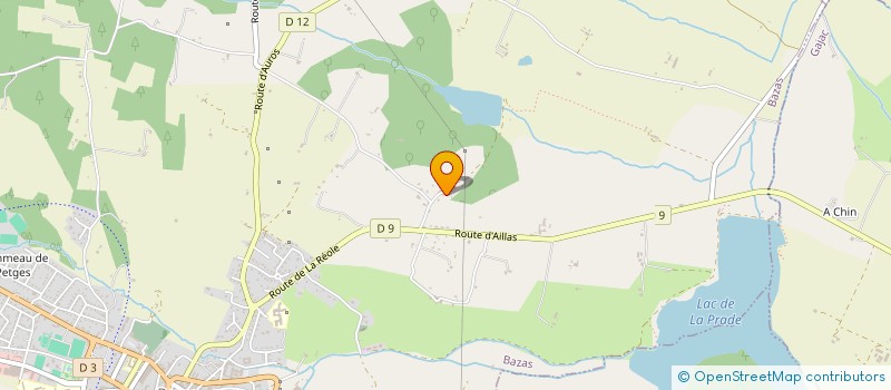 localisation de l'entreprise MONSIEUR THIERRY BEZIADE  BAZAS